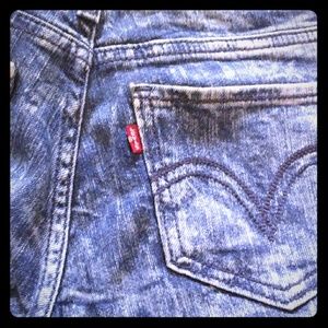 Levi's Vintage Acid Wash Denim Jeans